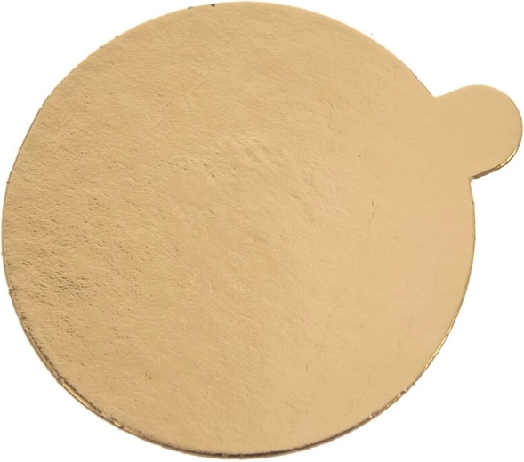 Zlatna tanka podloška za kolačić 10 cm (okrugla)