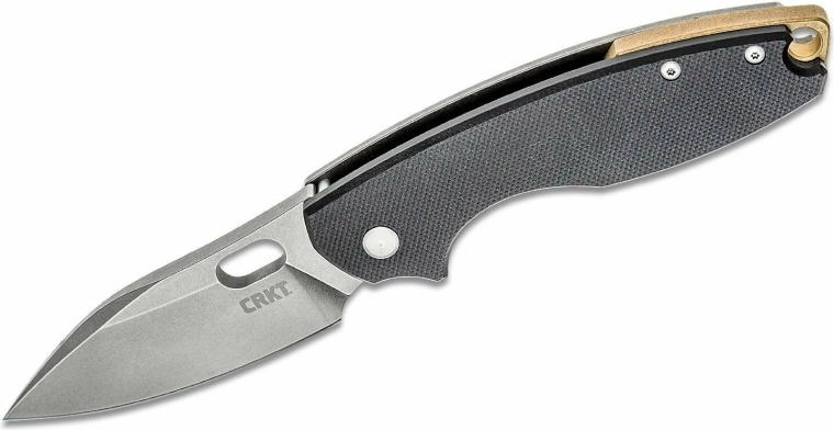 Džepni nož CRKT Pilar III Black, D2 Stonewash, G10