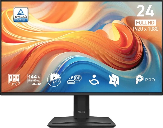 MSI PRO gaming monitor 23,8" Full HD 144 Hz, crni