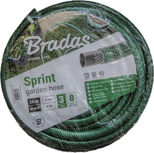 Vrtno crijevo Sprint 3/4" 25 m, neprozirno zeleno