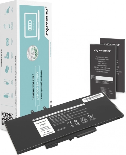 Movano baterija za Dell Latitude 5400 i 5500 (61 Wh, 8000 mAh)