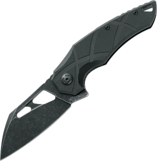 Fox Knives Edge Atrax sklopivi džepni nož 8 cm stonewash crni G10