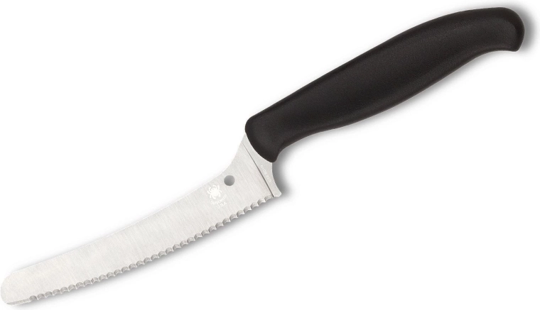 Spyderco Z-Cut kuhinjski nož s tupim vrhom 11 cm crni