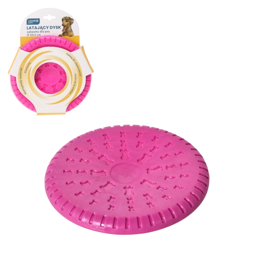 Leteći disk za pse 23,5 cm – narančasti, pluta i izdržljiv