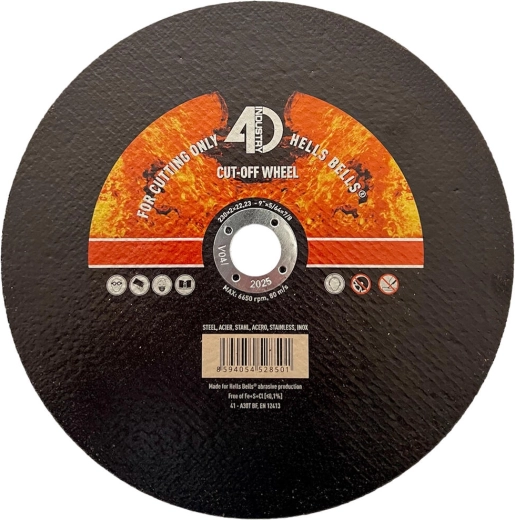 Rezni disk za čelik i nehrđajući čelik 230 × 2,0 × 22,2 mm