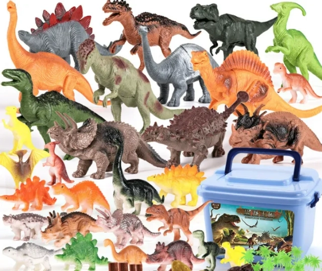 Set od 44 figurica dinosaura s praktičnom kutijom