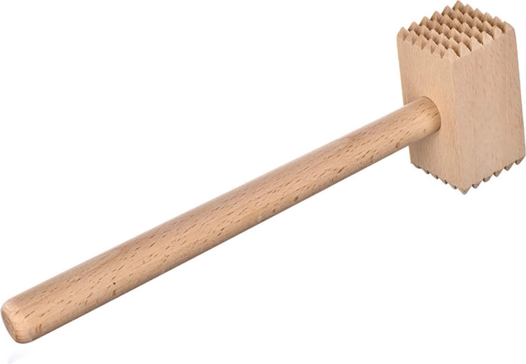 Obostrani bat za meso BRILLANTE od bukovine 28 cm
