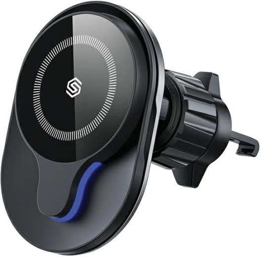 Magnetni MagSafe držač za ventilaciju s bežičnim punjenjem 15 W – crni