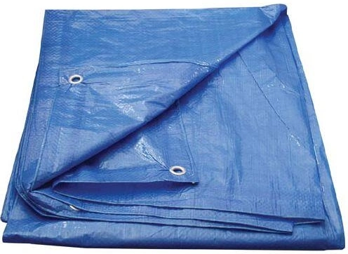 Pokrivna cerada s okujima 2 × 8 m – ECONOMY, plava
