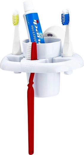 Plastični držač za četkice za zube 18 × 16,5 × 9 cm