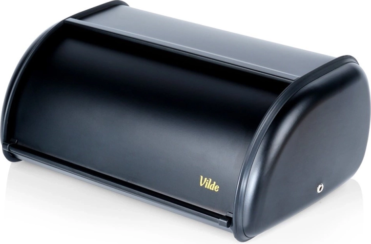 Čelična kutija za kruh crna 36 × 23 × 14,5 cm Vilde