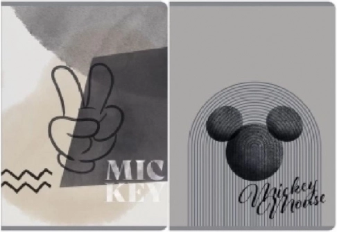 Bilježnica A5 80 listova karirani Mickey Mix boja