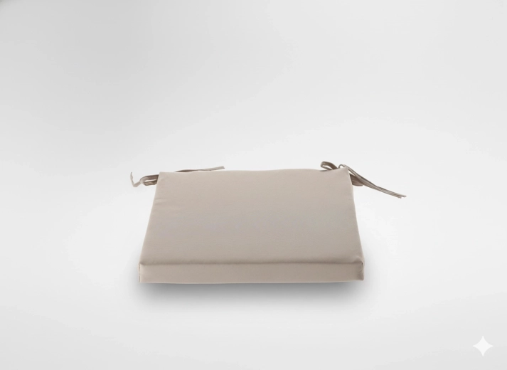 Jastučić za stolicu 40 × 40 × 5 cm u prirodnoj boji