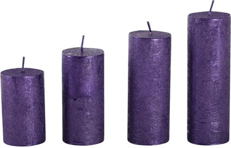 Adventske svijeće ljubičaste – set 4 kom