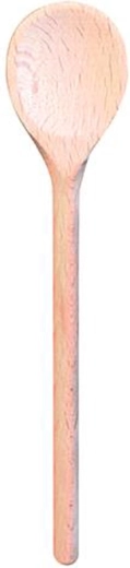 Drvena okrugla kuhača 20 cm