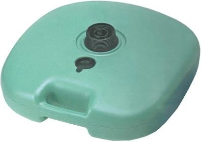 Plastično postolje za suncobran zeleno 38 × 38 × 9 cm