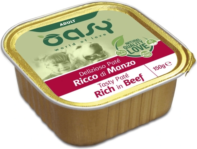 OASY Tasty Pate Adult goveća pašteta za pse 150 g