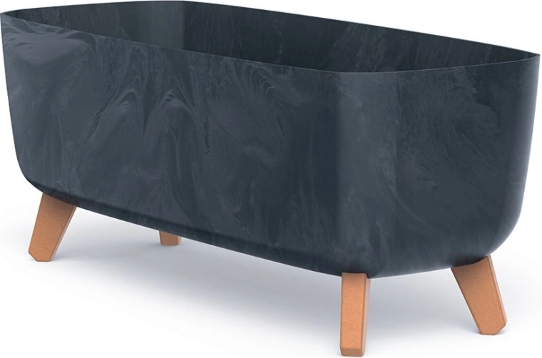 Žardinijera Gracia Case betonski efekt 58 cm antracit