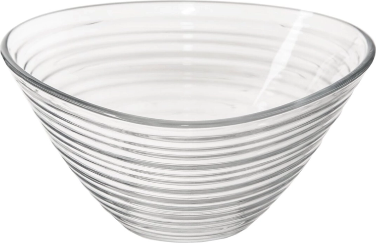 Staklena zdjela Derin trokutasta 21,9 × 21,9 cm