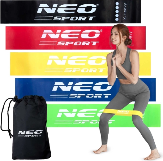 Set elastičnih traka otpora NEO SPORT NS-959 – 5 komada