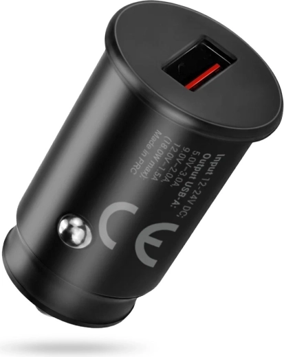 Auto punjač everActive CC-15Q s brzim punjenjem QC 3.0, 18 W, 1x USB-A