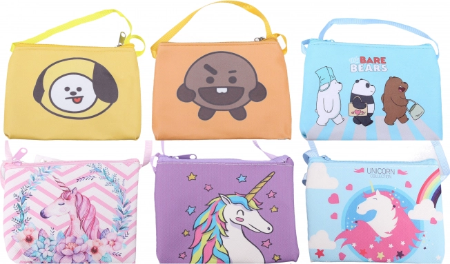 Dječja platnena novčanica za oko vrata, mix boja