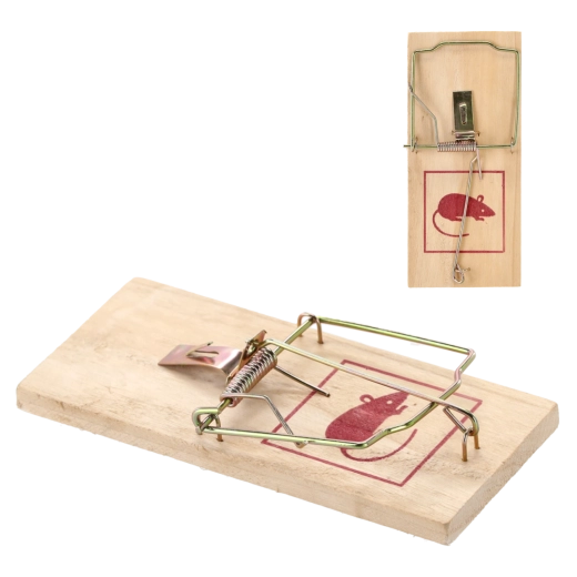 Drvena klopka za miše i štakore 17,5 × 8 cm