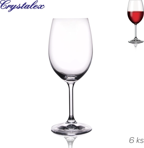 Čaše za vino Lara 0,45 l (6 kom)