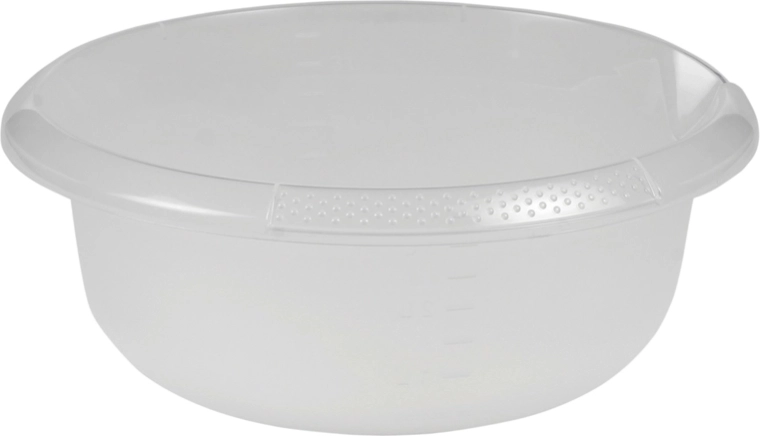 Okrugla zdjela s izljevom 3,5 l prozirna 28 × 11 cm