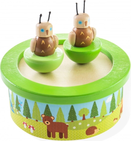 Drvena glazbena kutija BIGJIGS TOYS woodland