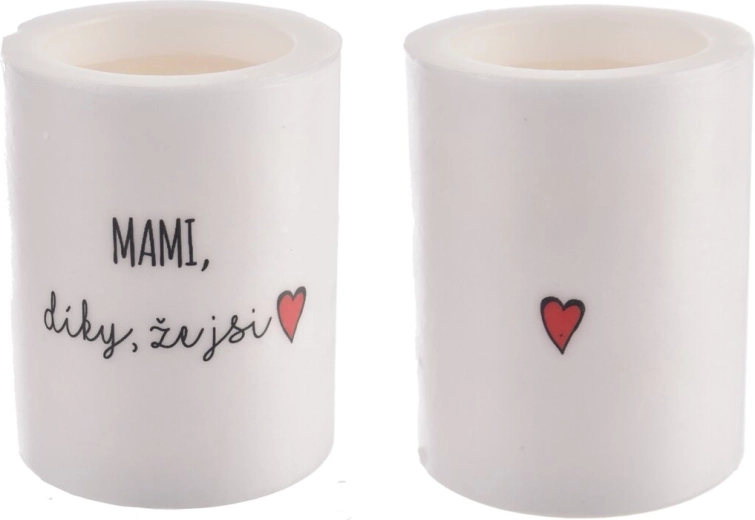 Mirisna svijeća u staklu „Mama, hvala što jesi“
