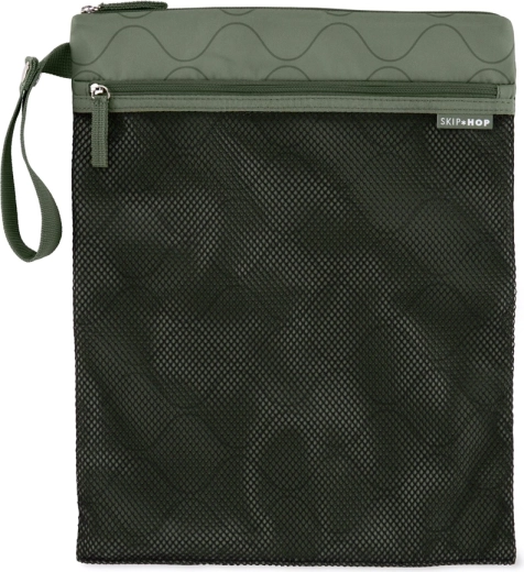Vodootporna vrećica SKIP HOP Grab & Go, tamnozelena, 30 × 38 cm