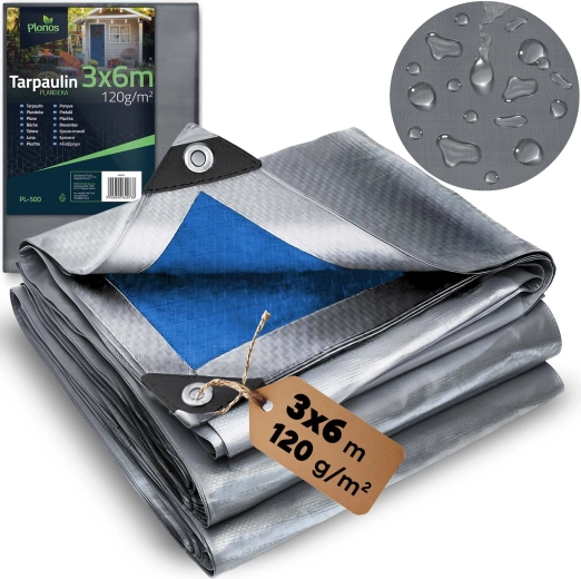 Cerada od HDPE 300 × 600 cm 120 g/m² – otporna na vodu, mraz i UV