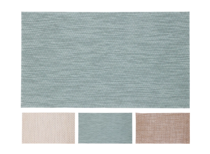 Podložak za stol 45 × 30 cm, sivi, plastični