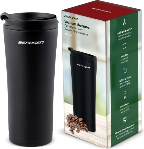 Termočaša BERDSEN 470 ml crna