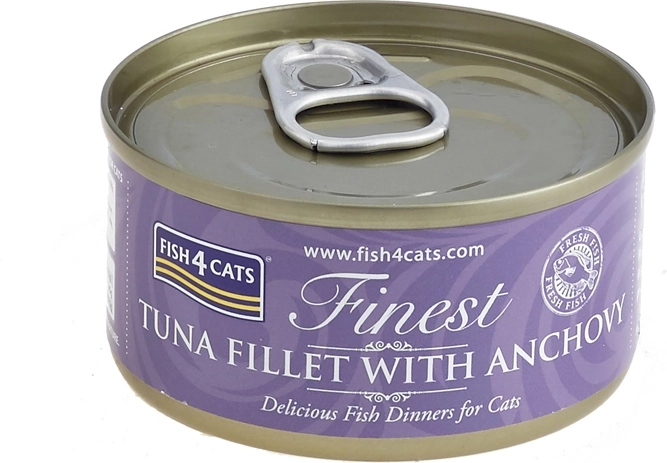 Konzerva za mačke tuna s inćunima 70 g FISH4CATS Finest