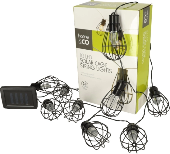 Solarna vrtna rasvjeta – girlanda s žaruljama (LOFT) 10 LED