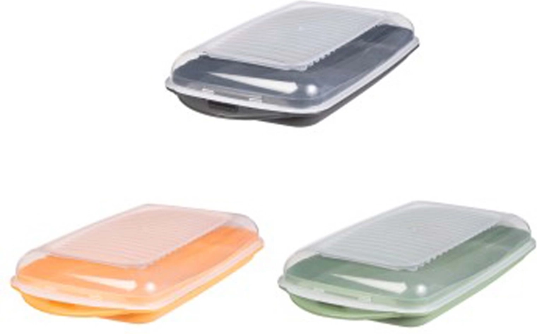 Mini plastična posuda za hranu s prozirnim poklopcem