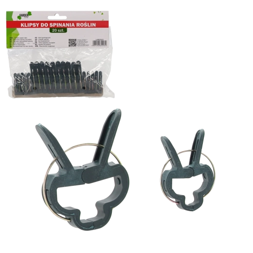 Set od 20 vrtnih kopči za biljke 4,5 × 2,8 × 0,6 cm