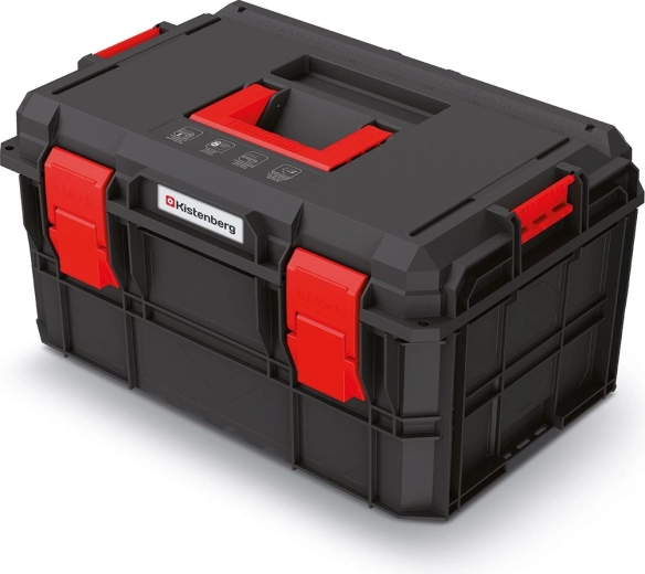 Modularni kovčeg za alat X-Block Pro, 546 × 380 × 307 mm, crni