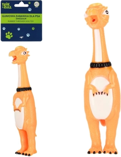 Gumeni dinosaurus za psa s pištaljkom