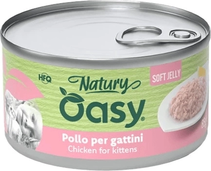 Oasy Natury nježna žele-kaša piletina za mačiće 150 g