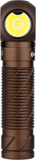 Olight Perun 2 Desert Tan – kompaktna kutna svjetiljka 2500 lm s punjivom baterijom 21700