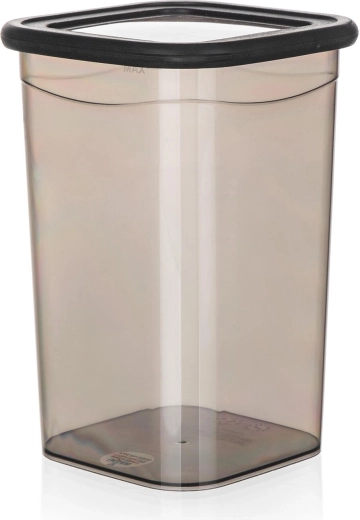 Kvadratna kuhinjska posuda LISSA 1,2 l, dimljena