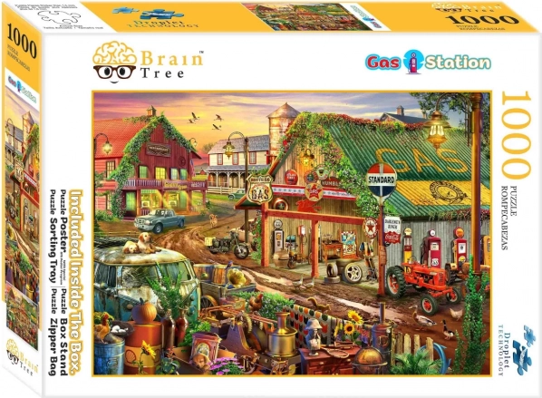 Puzzle brain tree seoska benzinska postaja 1000 dijelova