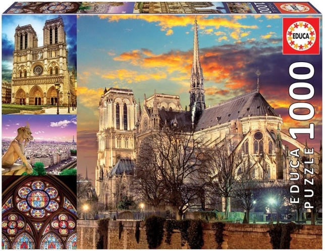 Puzzle Notre Dame kolaž 1000 dijelova