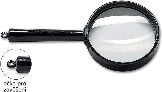 Povećalo CONCORDE s plastičnim okvirom, promjer 40 mm