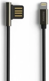 Remax podatkovni kabel Lightning 1 m crni