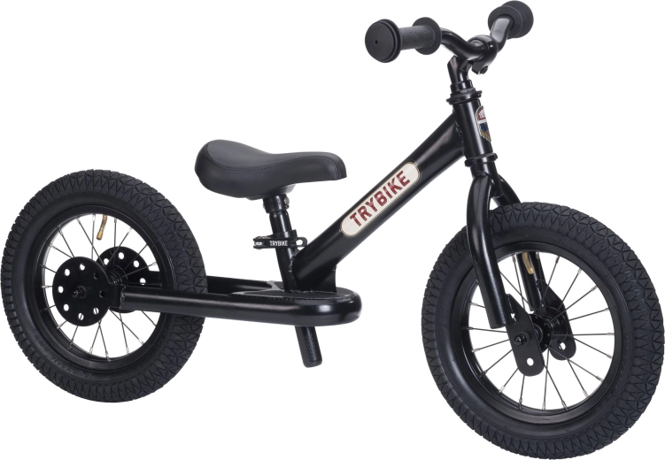 Trybike dječja guralica za učenje ravnoteže crna