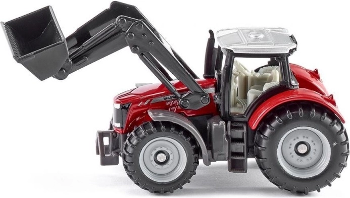 Siku traktor Massey Ferguson s prednjim utovarivačem